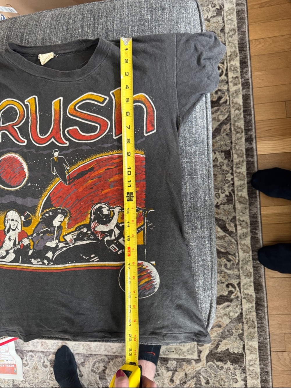 Rush Black Graphic T-Shirt - Picture 8 of 8